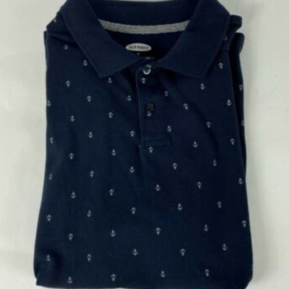 OLD NAVY LOT OF 2 Blue POLO Shirts M - Picture 2 of 4